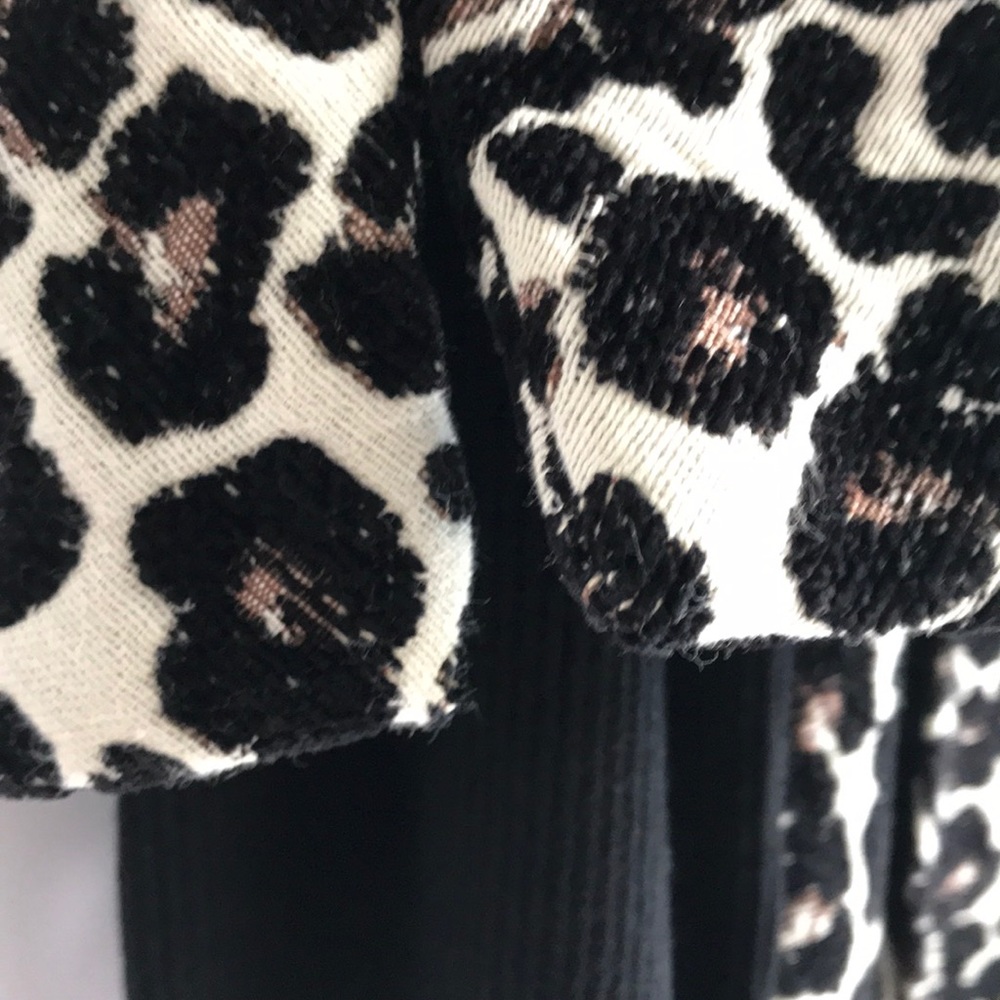 LEOPARD ANIMAL PRINT SHORT COAT - Picture 5 of 5